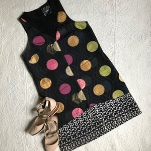 🌻 Mod 60s Tilde Jacquard Shimmer Dress by Maeve